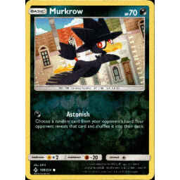 Unbroken Bonds - 108/214 - Murkrow - Reverse Holo