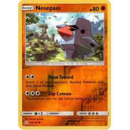 Cosmic Eclipse - 106/236 - Nosepass - Reverse Holo