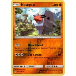 Cosmic Eclipse - 106/236 - Nosepass - Reverse Holo