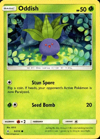 Unbroken Bonds - 005/214 - Oddish