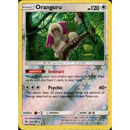 Sun & Moon - 113/149 - Oranguru - Reverse Holo