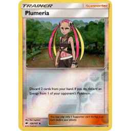 Burning Shadows - 120/147 - Plumeria - Reverse Holo