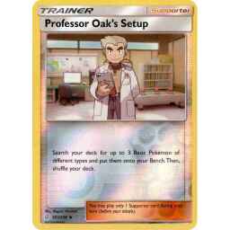Cosmic Eclipse - 201/236 - Professor Oak's Setup - Reverse Holo