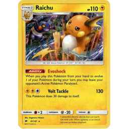 Burning Shadows - 041/147 - Raichu - Holo Rare