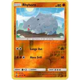 Burning Shadows - 065/147 - Rhyhorn - Reverse Holo