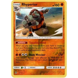 Burning Shadows - 067/147 - Rhyperior - Reverse Holo