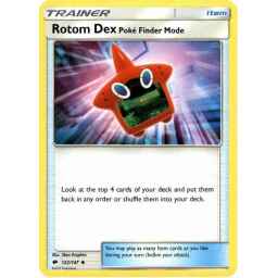 Burning Shadows - 122/147 - Rotom Dex: Poke Finder Mode