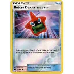 Burning Shadows - 122/147 - Rotom Dex: Poke Finder Mode - Reverse Holo