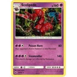 Burning Shadows - 058/147 - Scolipede - Rare