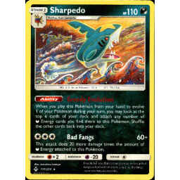 Unbroken Bonds - 111/214 - Sharpedo - Reverse Holo
