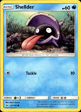Sun & Moon - 033/149 - Shellder