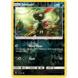 Burning Shadows - 085/147 - Sneasel - Reverse Holo
