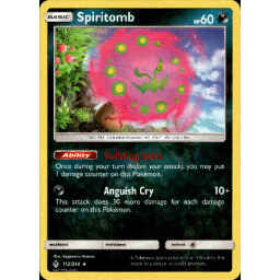Unbroken Bonds - 112/214 - Spiritomb - Holo Rare