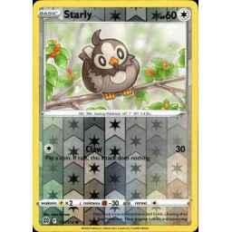 Brilliant Stars - 117/172 - Starly - Reverse Holo