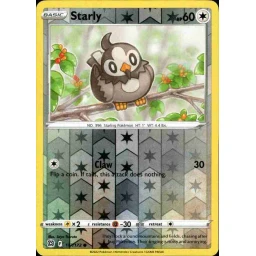 Brilliant Stars - 117/172 - Starly - Reverse Holo