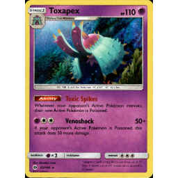 Sun & Moon - 063/149 - Toxapex - Holo Rare