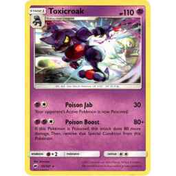 Burning Shadows - 055/147 - Toxicroak - Rare