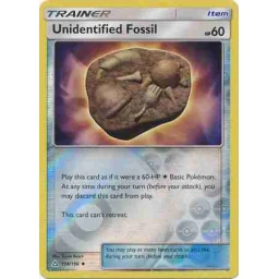 Ultra Prism - 134/156 - Unidentified Fossil - Reverse Holo
