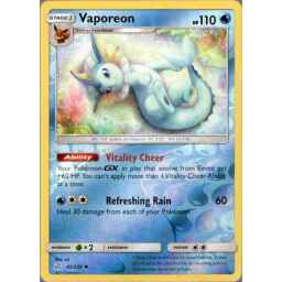 Cosmic Eclipse - 042/236 - Vaporeon - Reverse Holo