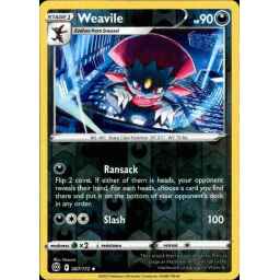 Brilliant Stars - 087/172 - Weavile - Reverse Holo