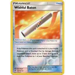 Burning Shadows - 128/147 - Wishful Baton - Reverse Holo