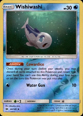 Sun & Moon - 044/149 - Wishiwashi - Reverse Holo
