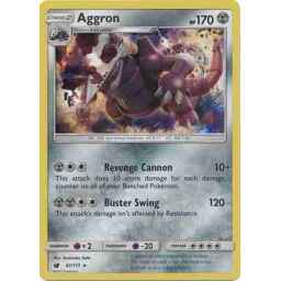 Crimson Invasion - 067/111 - Aggron - Holo Rare