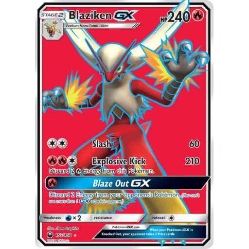 Celestial Storm - 153/168 - Blaziken GX