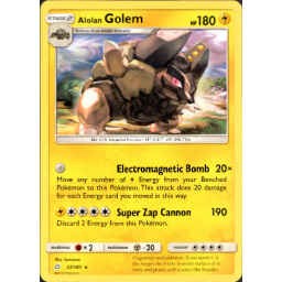 Team Up - 037/181 - Alolan Golem - Rare