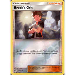 Team Up - 135/181 - Brock's Grit - Reverse Holo