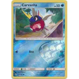 Guardians Rising - 027/145 - Carvanha - Reverse Holo