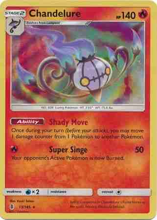 Guardians Rising - 013/145 - Chandelure - Holo Rare