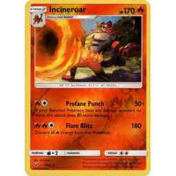 Shining Legends - 017/073 - Incineroar - Reverse Holo