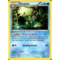 Fates Collide - 018/124 - Omastar - Rare