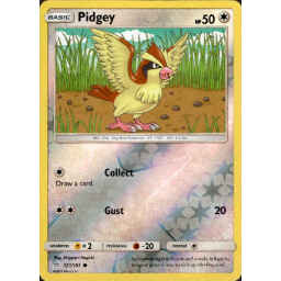 Team Up - 121/181 - Pidgey - Reverse Holo
