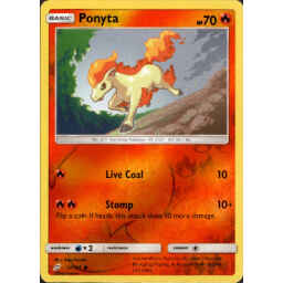 Team Up - 017/181 - Ponyta - Reverse Holo