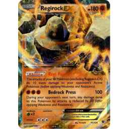 Fates Collide - 043/124 - Regirock EX (Heavily Played)