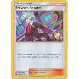 Celestial Storm - 145/168 - Steven's Resolve - Holo Rare