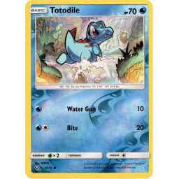 Shining Legends - 018/073 - Totodile - Reverse Holo