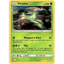 Shining Legends - 008/073 - Virizion - Holo Rare
