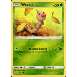 Team Up - 003/181 - Weedle - Reverse Holo