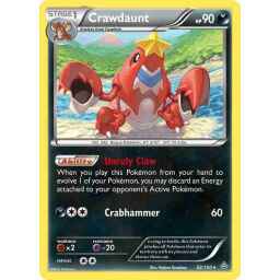 Primal Clash - 092/160 - Crawdaunt - Holo Rare