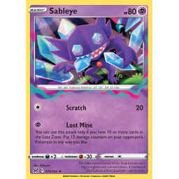 Lost Origin - 070/196 - Sableye - Holo Rare