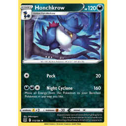 Lost Origin - 115/196 - Honchkrow - Reverse Holo