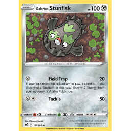 Lost Origin - 127/196 - Galarian Stunfisk - Reverse Holo