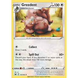Lost Origin - 151/196 - Greedent - Rare