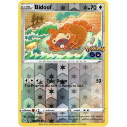 Pokemon Go - 059/078 - Bidoof - Reverse Holo