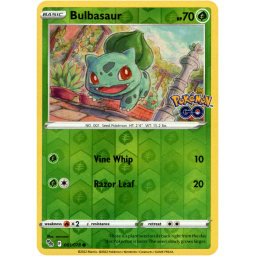 Pokemon Go - 001/078 - Bulbasaur - Reverse Holo