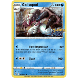 Pokemon Go - 026/078 - Golisopod - Holo Rare