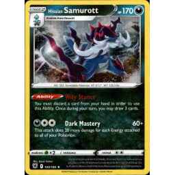 Astral Radiance - 100/189 - Hisuian Samurott - Holo Rare